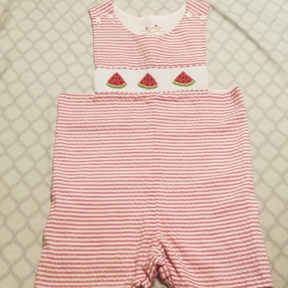 Boys' red watermelon jon jon